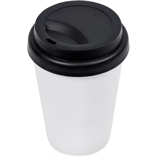 Altitude Perk Recycled Plastic Double-Wall Tumbler Solid White Top